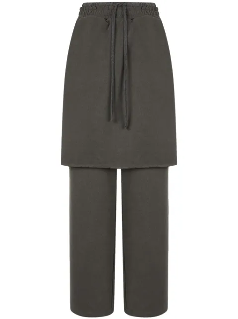 TOMBOY layered skirt trousers Grey 9104431211