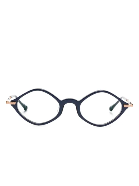 Matsuda geometric-frame glasses Blue M2066