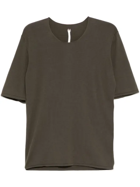 Label Under Construction raw edge T-shirt Green YMTS177ZER3MLTRY