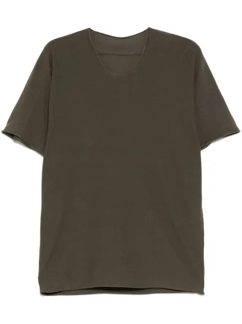 Label Under Construction raw edge T-shirt Green YMTS12ZER2MGML