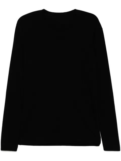 Label Under Construction crew-neck T-shirt Black YMSW178CCZER3