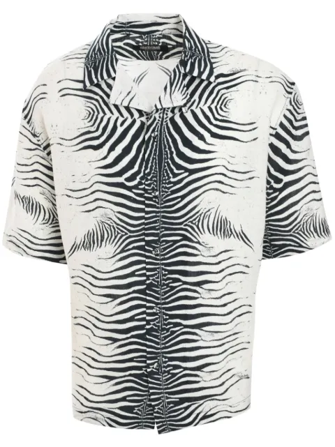 Roberto Cavalli zebra-print shirt White URT7613HN49