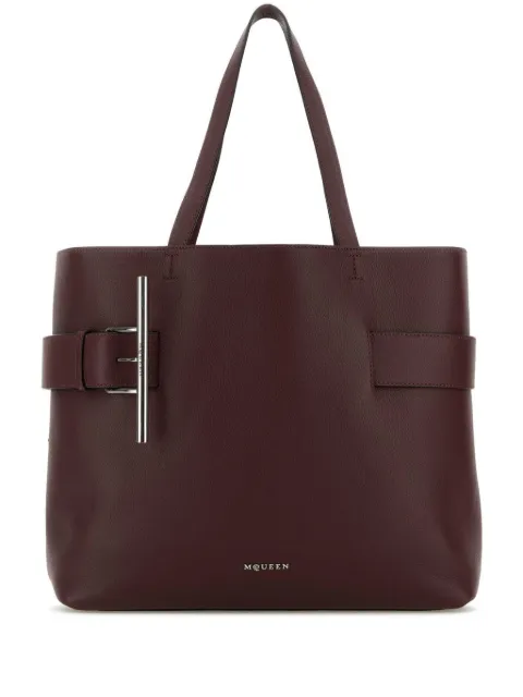 Alexander McQueen Tyrian T-Bar tote bag Brown 8135321VDDM