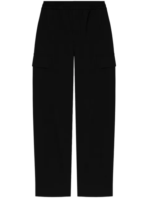 Dolce & Gabbana logo-plaque cargo trousers Black GP0L3TGI872