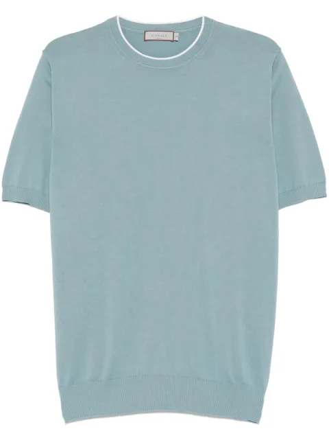 Canali cotton T-shirt Blue MK02261C1050