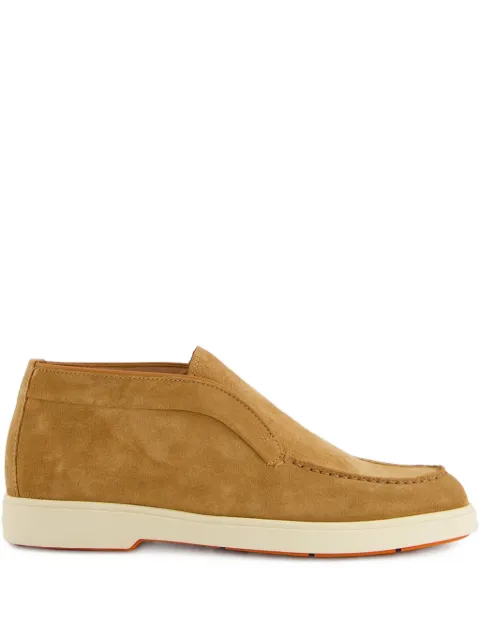 Santoni suede slip-on desert boots Neutrals WUYA58458TISNPYLC50