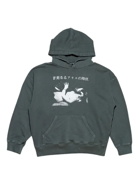 Enfants Riches Déprimés graphic-print hoodie Green 020463