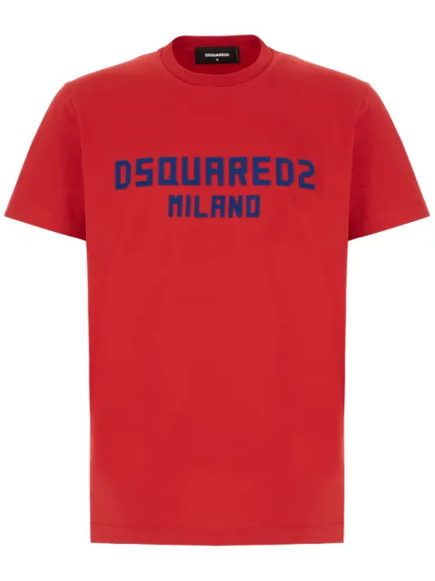 DSQUARED2 S74GD1418D20020 305WRed+NavyPrint Red S74GD1418D20020