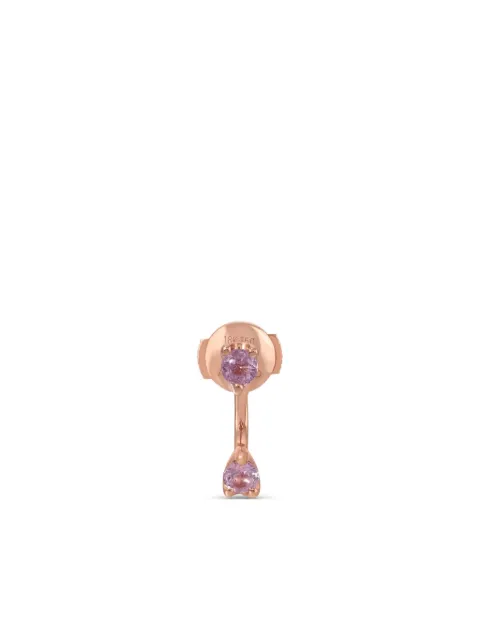 Anita Ko 18K rose gold Orbit sapphire single earring Pink AK2STRPSEJRG