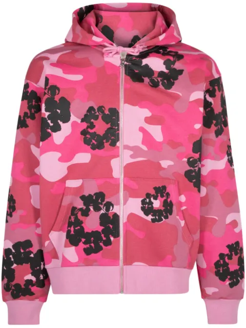 Denim Tears "Pink Camo" hoodie Pink DT061