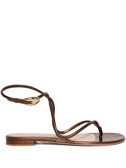 Gianvito Rossi Mamba strappy sandals Brown G3255705RICNIGCTRP
