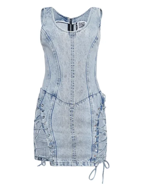 Natasha Zinko denim mini dress Blue RS25NZ11587