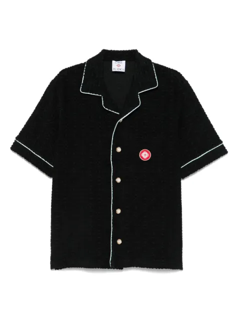 Casablanca cotton-blend shirt Black MPF25SH08502