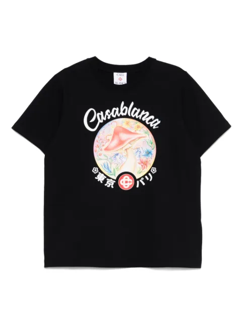 Casablanca organic-cotton T-shirt Black MPF25JTS001