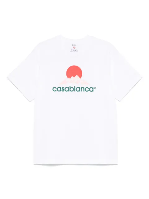 Casablanca Montagne organic-cotton T-shirt White MPF25JTS00103