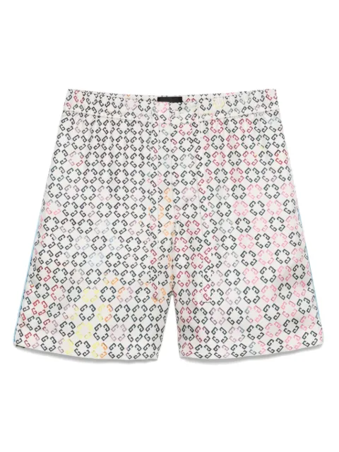 Givenchy logo-print shorts Neutrals BM51KC15Z8