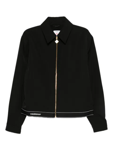 Casablanca zip-up jacket Black MPF25JK42501BLACK