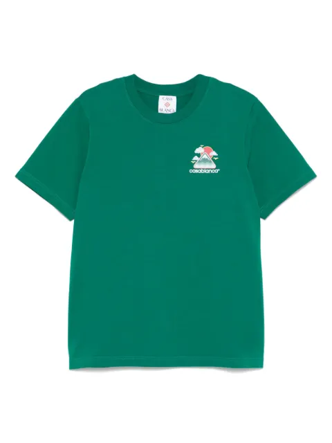 Casablanca Montagne Ondulée T-shirt Green MPF25JTS00106