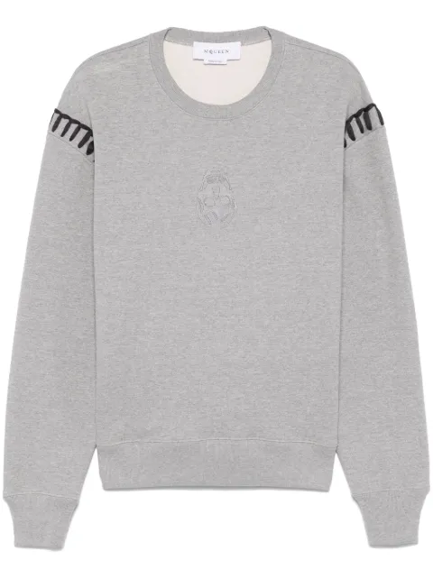 Alexander McQueen Skull sweatshirt Grey 815008QXABQ