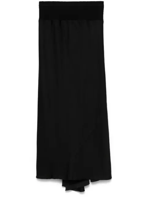 Rick Owens Bias midi skirt Black RP02D3343SCH