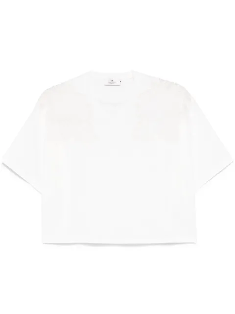 Elisabetta Franchi embroidered T-shirt White MA01851E2