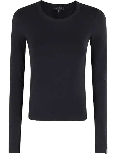 rag & bone modal T-shirt Black WAC23HT040NH40096