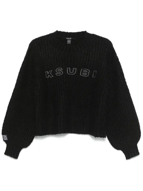 Ksubi The Bookie Knit sweater Black WFA24KW003