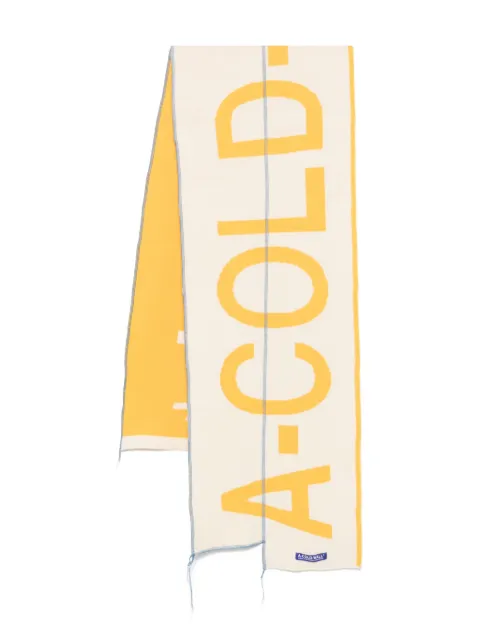 A-COLD-WALL* Fracture scarf Yellow ACWUA203