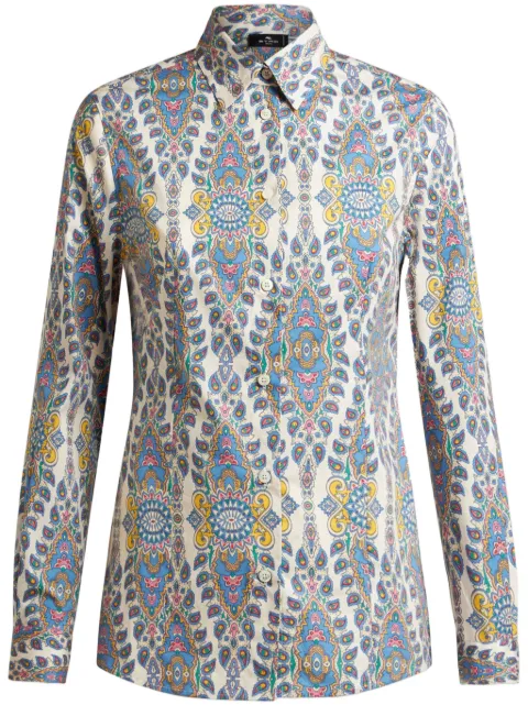ETRO paisley-print shirt White WRIA002099SAEC6