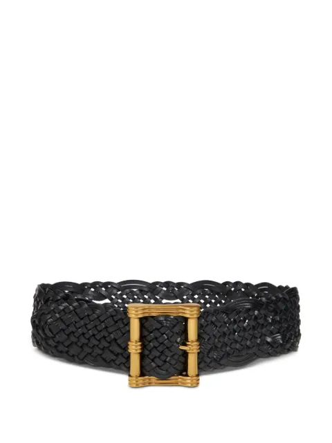 ETRO woven leather belt Black WP3B0034AE240