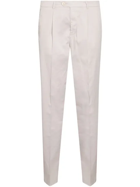 Brunello Cucinelli creased tailored trousers Neutrals M289LE1450C6008