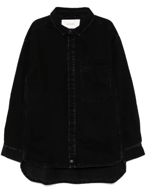ENTIRE STUDIOS Herculean shirt jacket Black ES2564MA