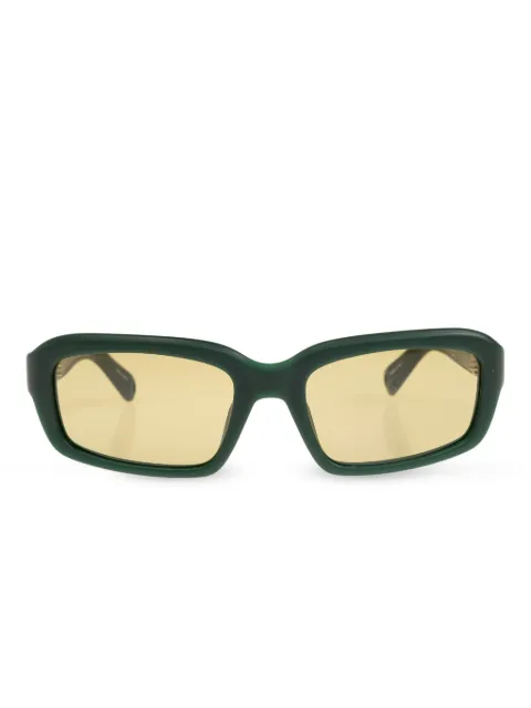 Jacquemus x Linda Farrow Marino rectangle-frame sunglasses Green 255AC7485040