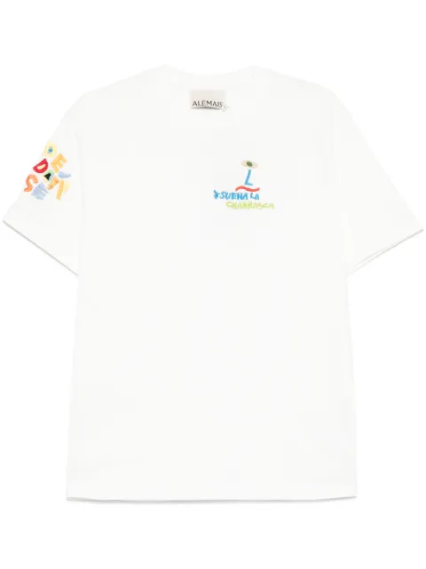 ALEMAIS embroidered T-shirt White 4423T