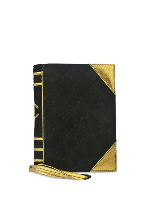 CHANEL Pre-Owned 2005 book clutch bag Black 9390886