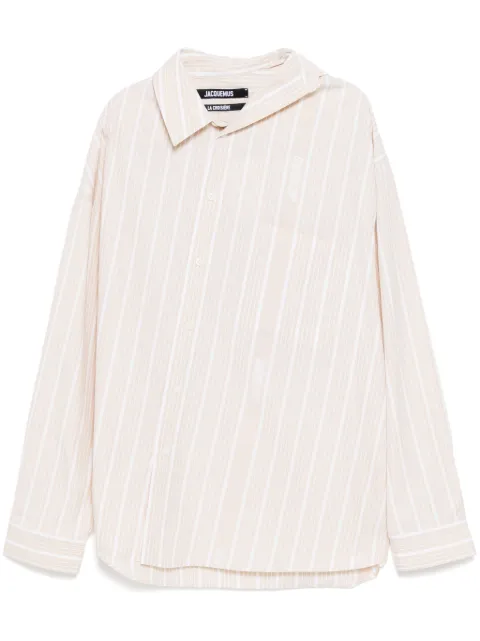Jacquemus The Cuadro shirt Brown 245SH0801691