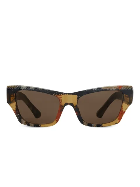 Burberry Eyewear Shield Facet sunglasses Neutrals 4084214