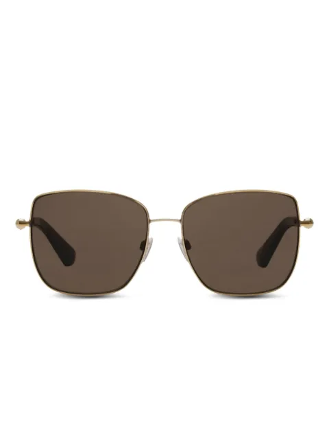 Burberry Eyewear Logo Square sunglasses Gold 4084171