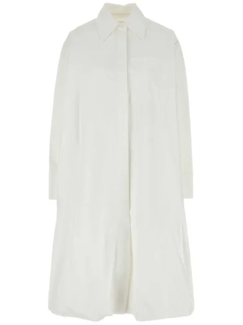 Jil Sander poplin shirt midi dress White J02CT0389J45002