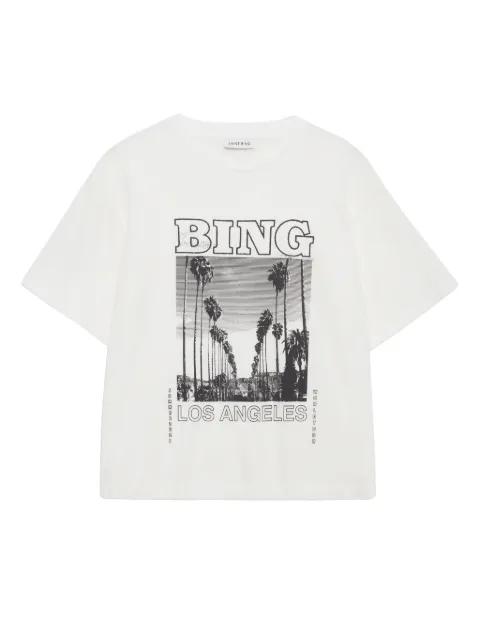ANINE BING Louis T-shirt White A0811614