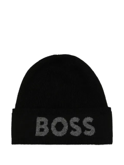 BOSS Asic Beanie Black 50524348