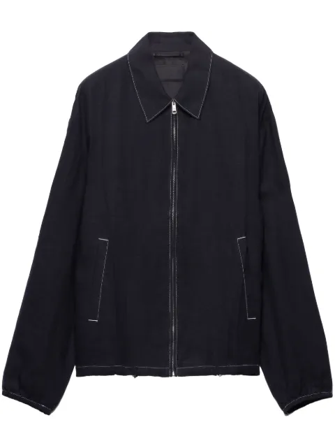 Prada cotton blouson jacket Black SGC767SOOO11T7