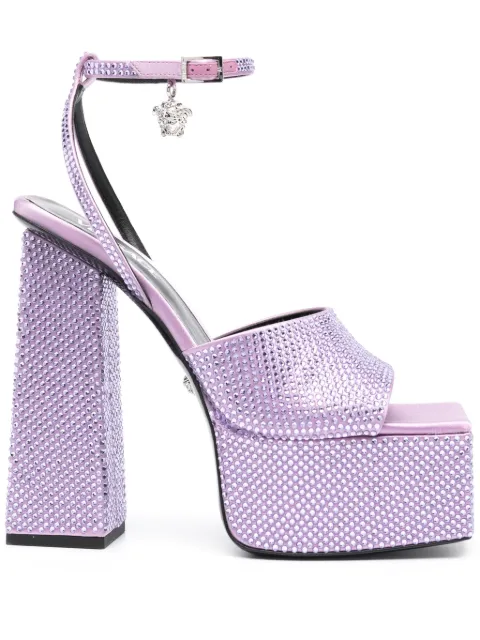 Versace Aevitas platform sandals Purple 10198421A14754