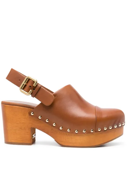Chloé Jeanette clogs Brown CHC25U10VLT