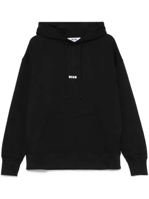 MSGM logo-print hoodie Black 2000MM509300000