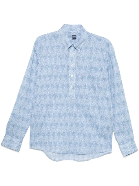 Fedeli paisley-print shirt White 8UE00518F37