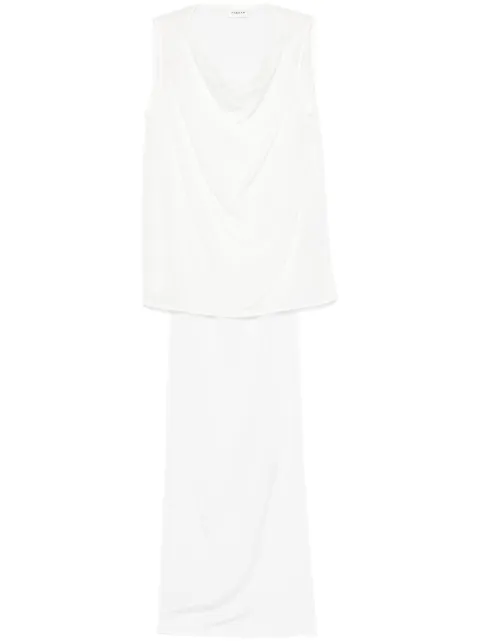 P.A.R.O.S.H. silk top White SWEETD311642