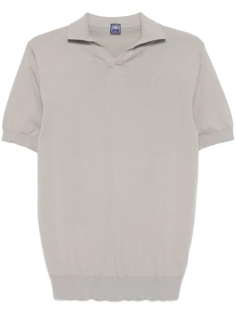 Fedeli organic-cotton T-shirt Grey 8UED5914