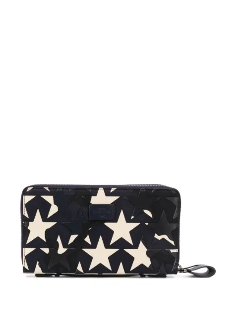 Valentino Garavani star-pattern long wallet Black YP1709GAC