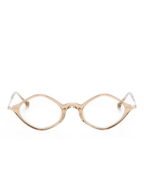 Matsuda M2066 geometric-frame glasses Neutrals M2066